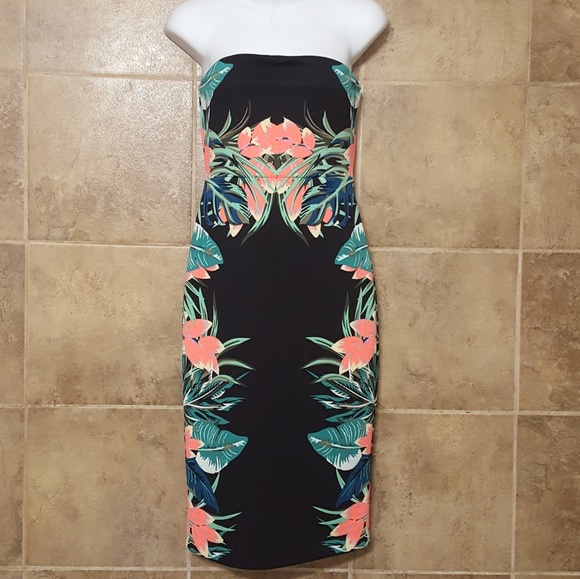 Express Floral Dress 4 - Picture 1 of 6